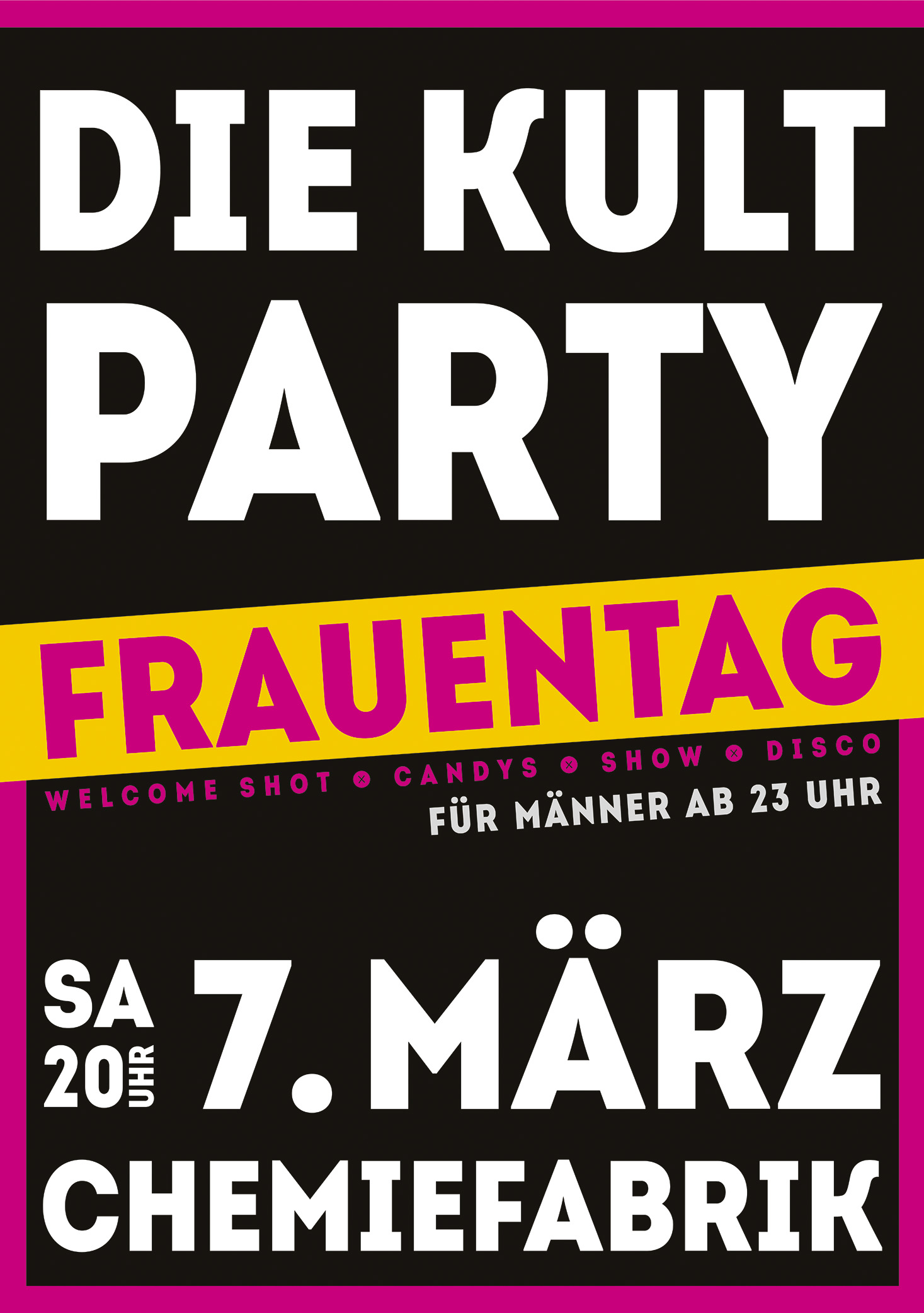 Die Kult Party zum Frauentag