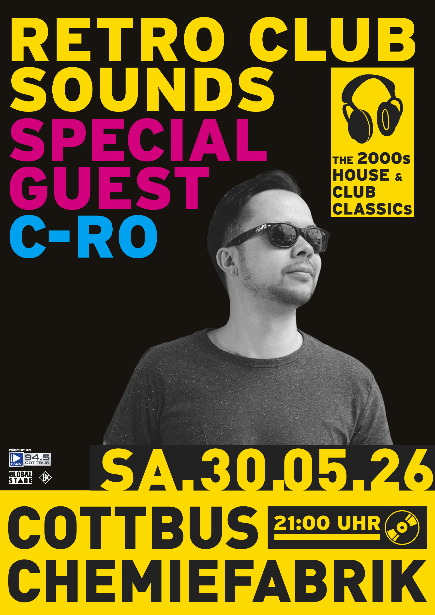 Retro Club Sounds – All Time Classics mit Special Guest C-RO